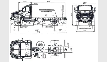 shassi-ural-80-43206-6912-67-4x4