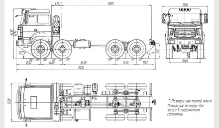 shassi-ural-m-532362-1122-70-8x8